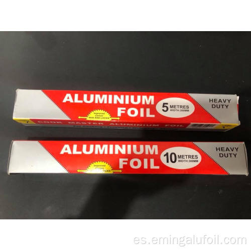 embalaje de rollo de papel de aluminio para servicio de alimentos